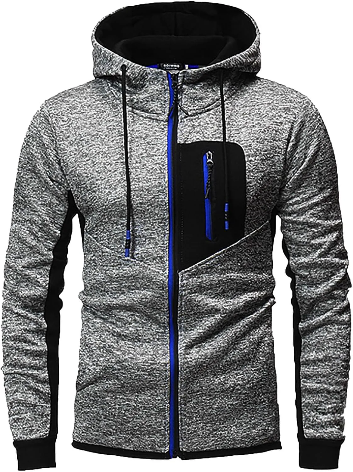 2023 Men's Tracksuit Set Winter 2 Piece Outfits Plus Size Full Zip Hoodie Jackets Sweatpants Sets Stylish Sport Sweatsuit