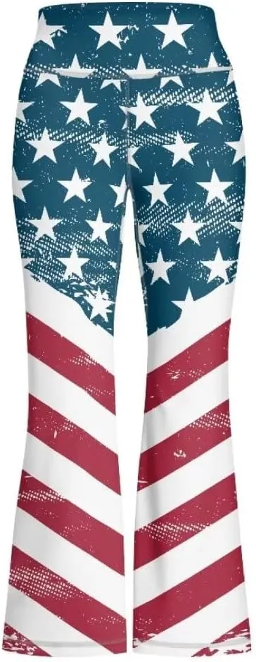 5-14 Bell Bottoms for Girls Cute Yoga Pants for Girls Flare Leggings Kid