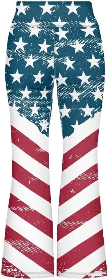 5-14 Bell Bottoms for Girls Cute Yoga Pants for Girls Flare Leggings Kid