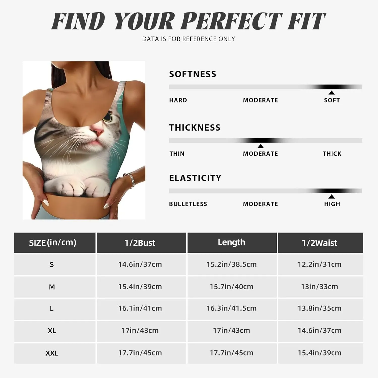 A Curious Cat Women's Sexy Sports Vest Sleeveless Athletic Gym T-Shirts Vest U-Shaped Back Quick Dry Top