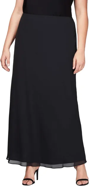 Alex Evenings Women's Plus Size Long Formal Skirt