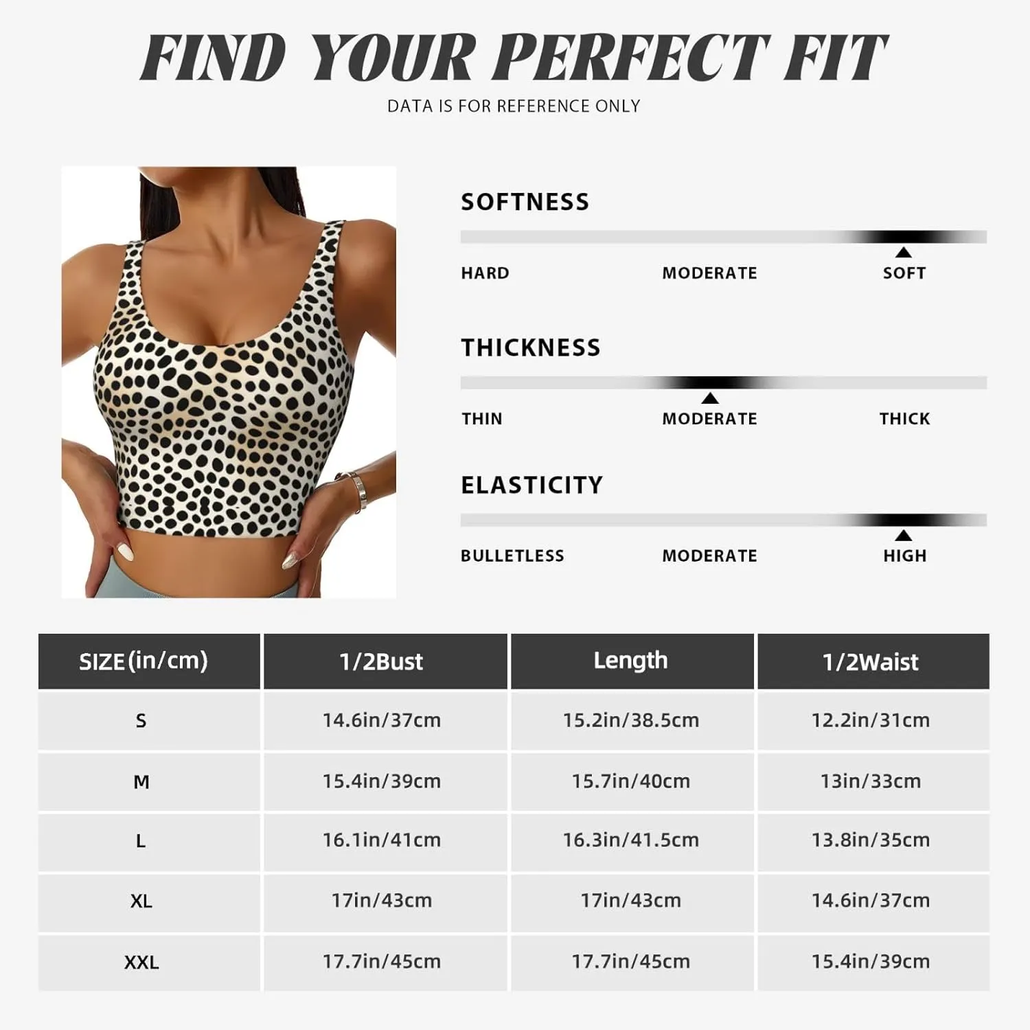Black and White Leopard Women's Sexy Sports Vest Sleeveless Athletic Gym T-Shirts Vest U-Shaped Back Quick Dry Top