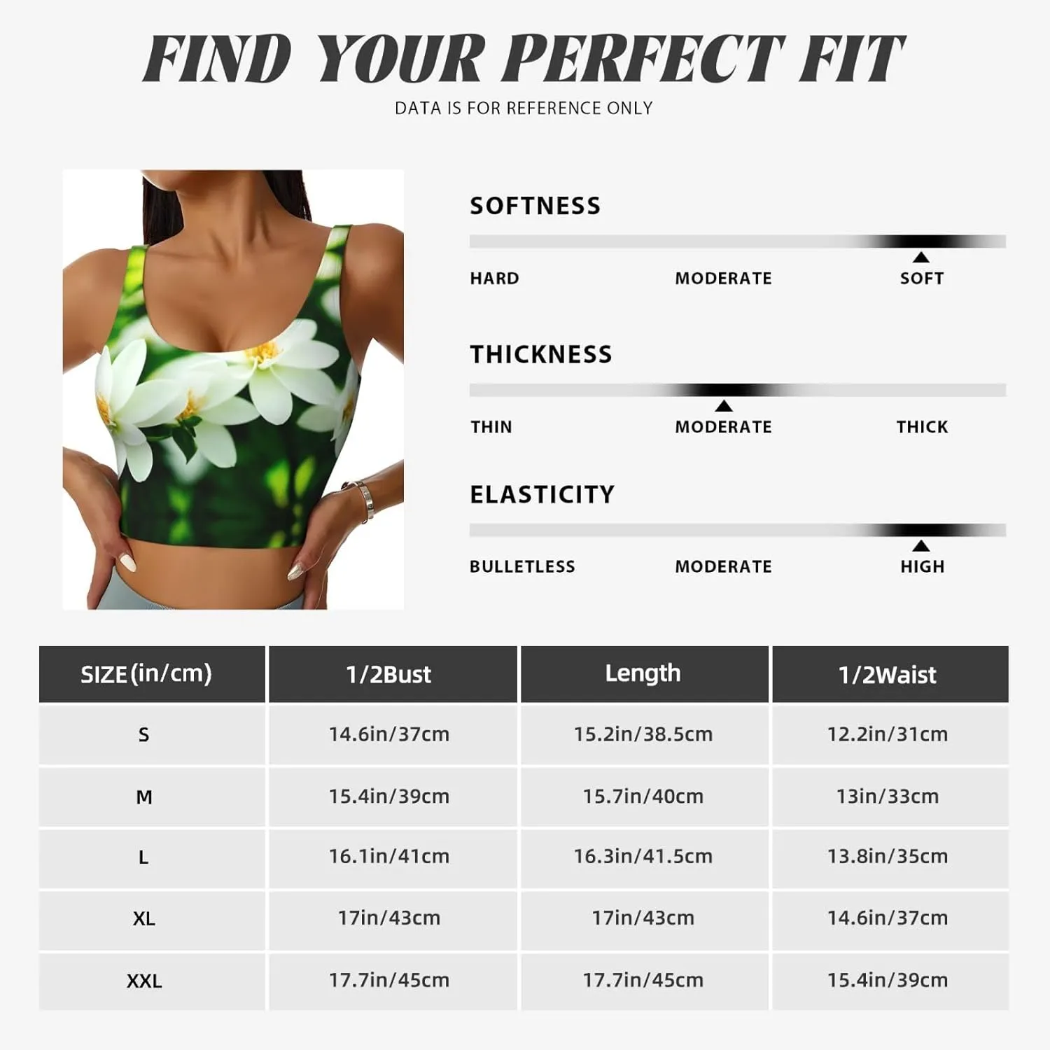 Blooming Jasmine Women's Sexy Sports Vest Sleeveless Athletic Gym T-Shirts Vest U-Shaped Back Quick Dry Top