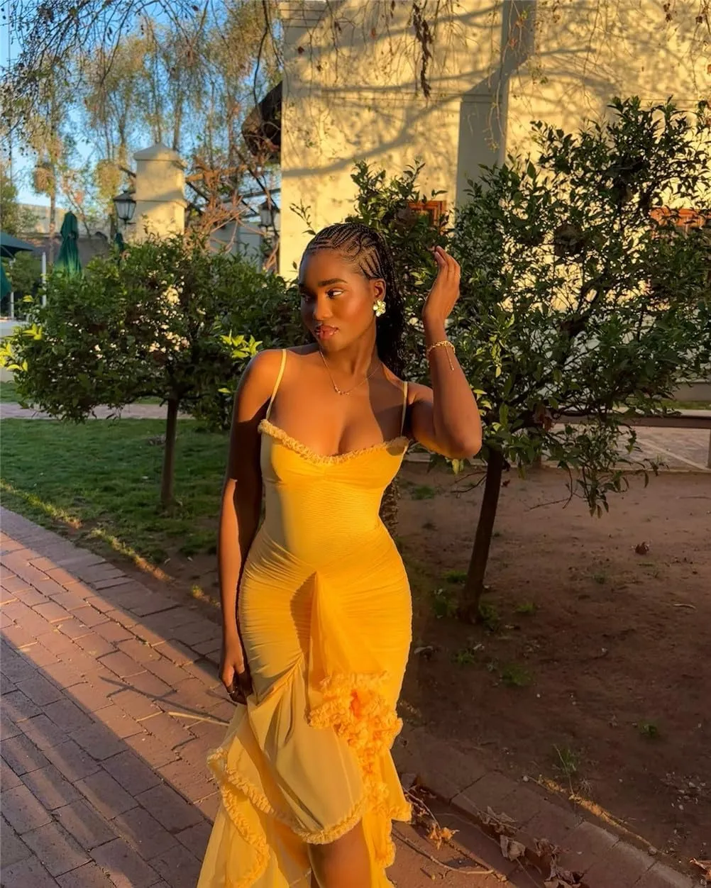 Bodycon Maxi Dress,Cocktail Maxi Dress,Sexy Summer Trendy Party Club Spaghetti Strap Lace Ruched Midi Dress