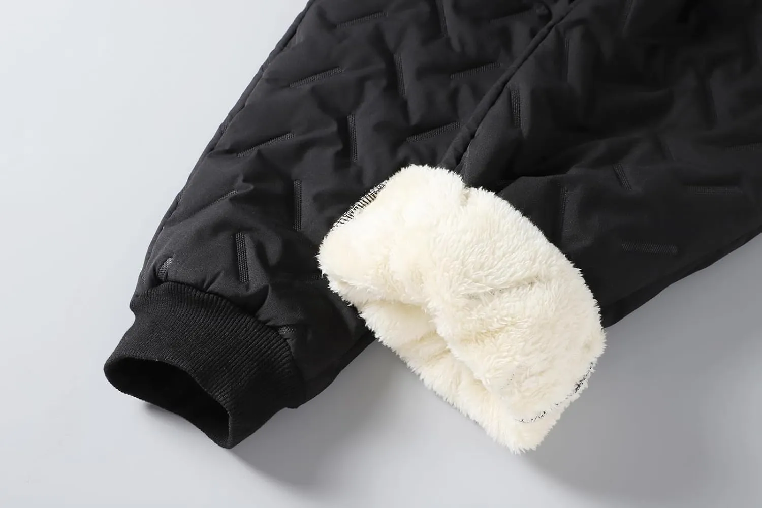 Boy's Winter Snow Pants Sherpa Lined Sweatpants Thicken Warm Fleece Pants Sports Jogger Pants