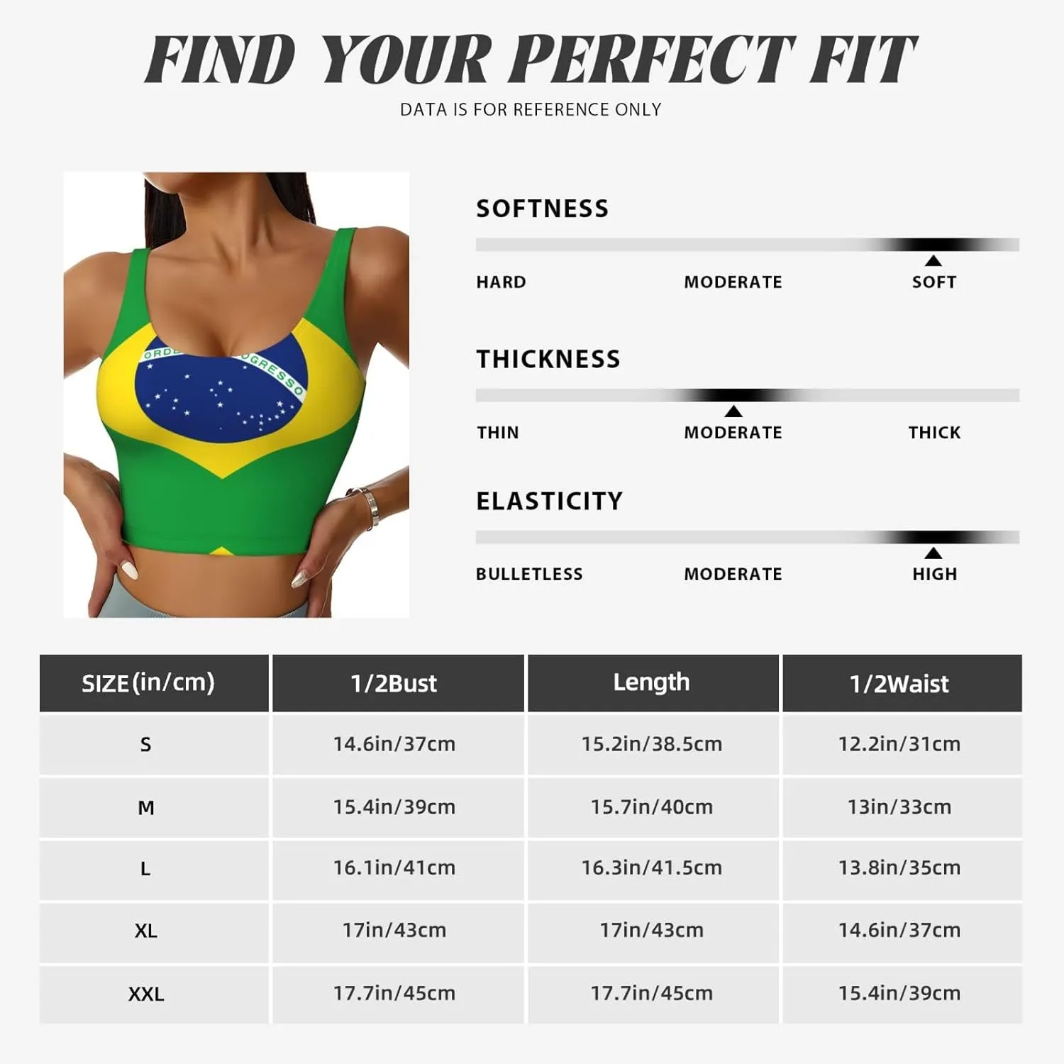 Brazilian Flag Women's Sexy Sports Vest Sleeveless Athletic Gym T-Shirts Vest U-Shaped Back Quick Dry Top