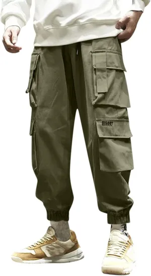 Cargo Pants for Men Relaxed Fit Workout Athletic Pants Sweatpants for Men with Pockets Men's Slim Joggers Gym Workout