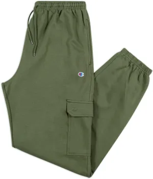 Champion Cargo Sweatpants for Men Big and Tall – Fleece Jogger Sweatpants