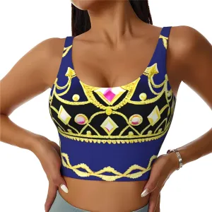 Fantasy Tiara Women's Sexy Sports Vest Sleeveless Athletic Gym T-Shirts Vest U-Shaped Back Quick Dry Top