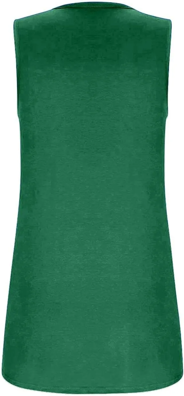 FQZWONG Tank Top for Women 2025 Summer Ruffled Square Neck Vest Shirts Loose Casual Ladies Solid Sleeveless Blouses