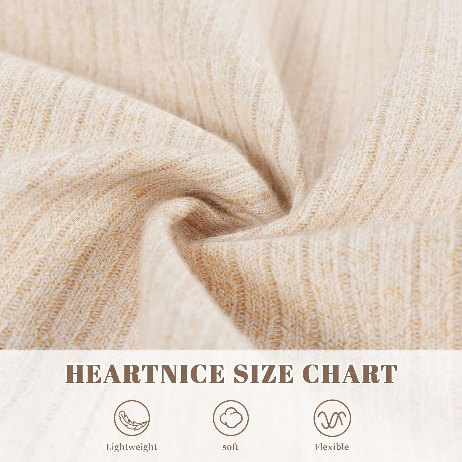 HEARTNICE Womens Ribbed Knit Pajamas Set Soft Lounge V Neck Pjs Casual Sleepwear 2 Piece Long Sleeve Outfits