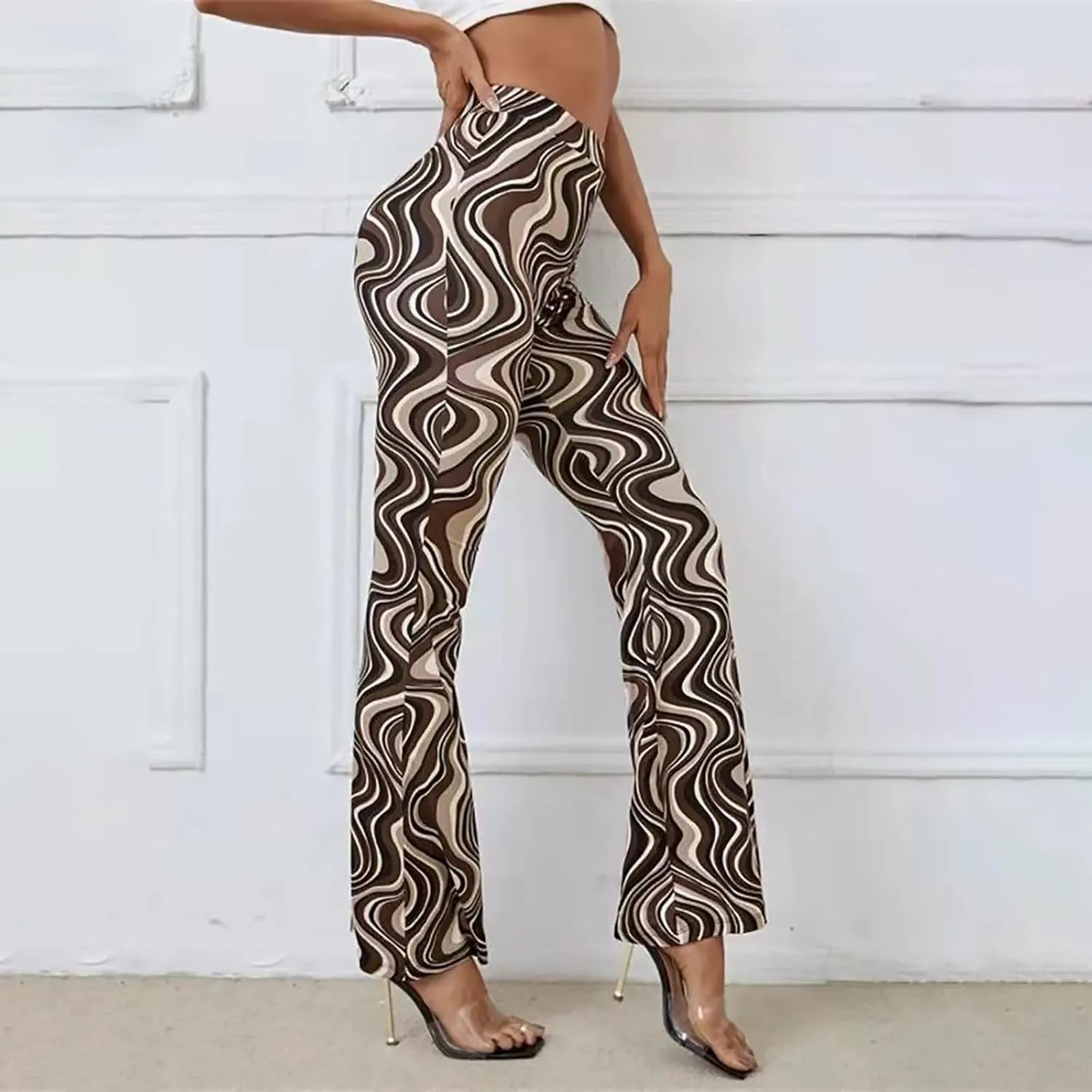 High Waist Yoga Pants with Pockets Pants Fitness Yoga Pants Tummy Control Work Pants Yoga Legging Woman