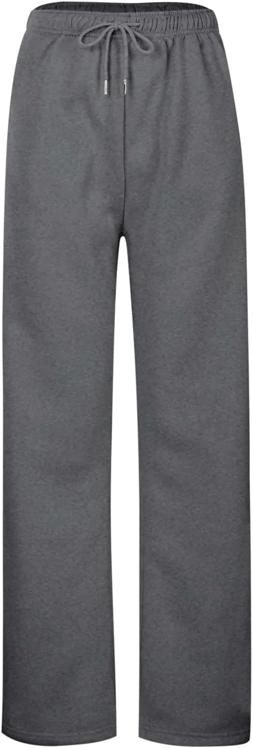 High Waisted Sweatpants for Women Baggy Lounge Bottoms High Waisted Solid Casual Joggers Pants Womens Trousers