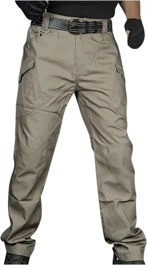 Hiking Pants Men Camo Cargo Pants for Men Casual Lightweight Joggers Work Pants Military Pants with Multi-Pocket