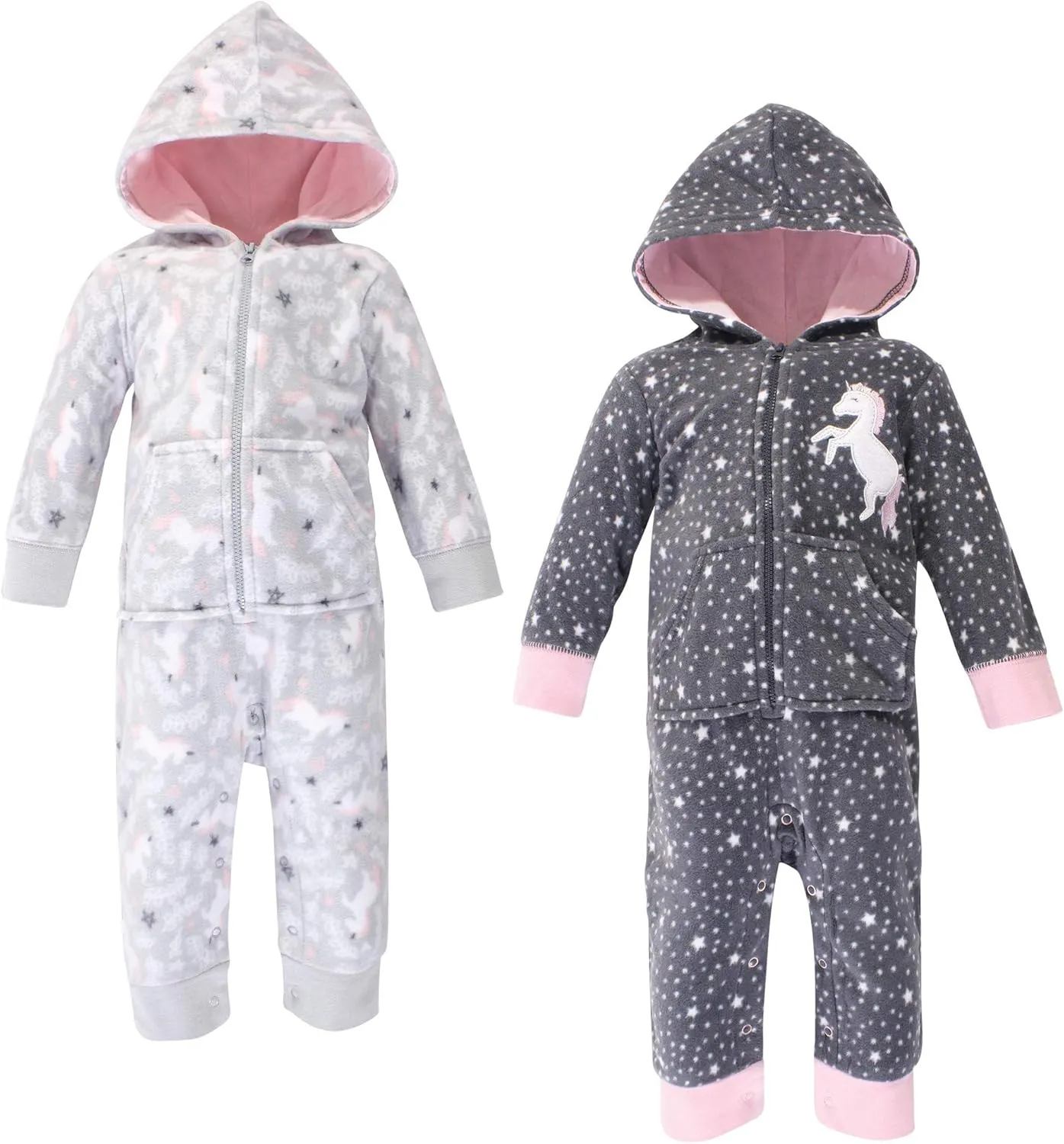 Hudson Baby Unisex Baby Fleece Jumpsuits, Coveralls, and Playsuits