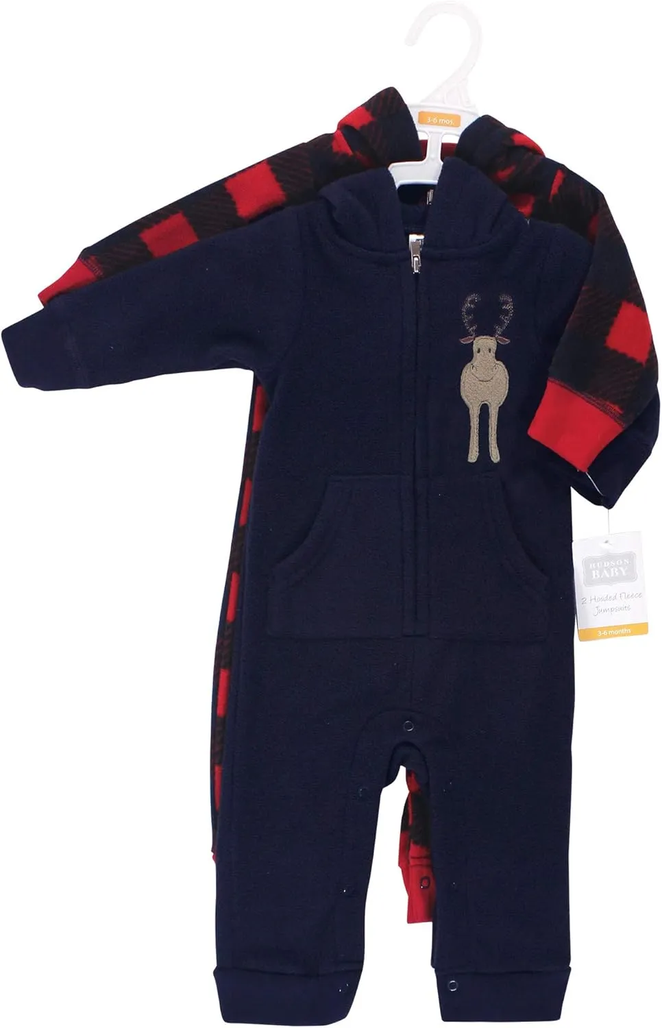 Hudson Baby Unisex Baby Fleece Jumpsuits, Coveralls, and Playsuits