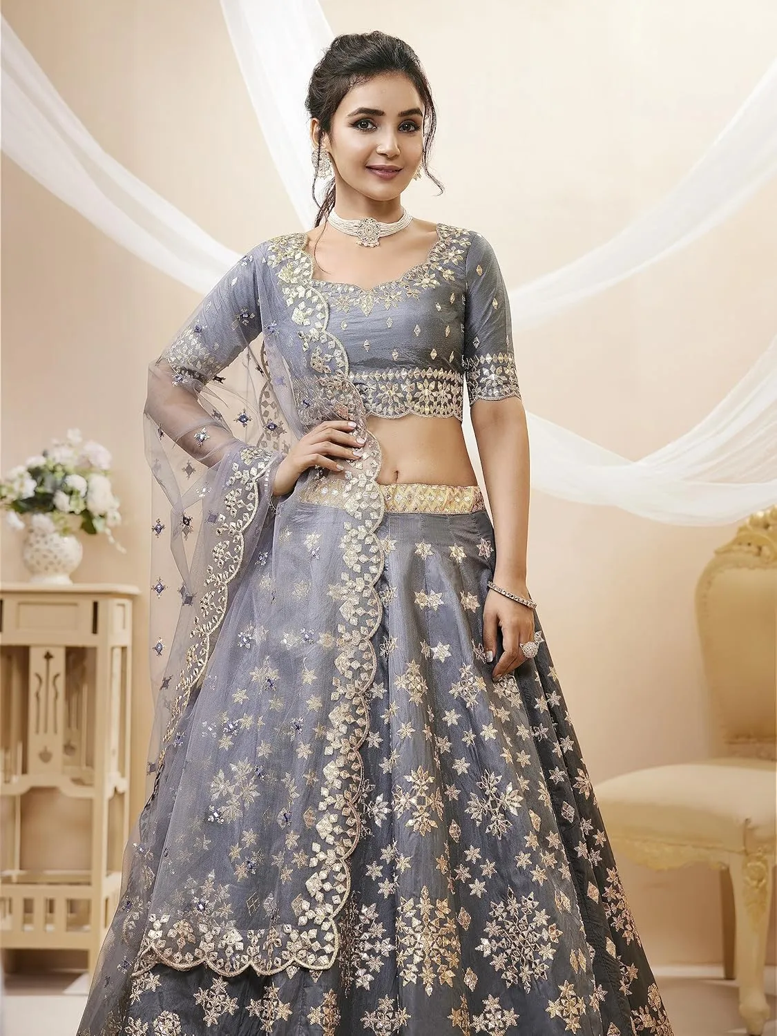 Indian Bridal Lehenga Chaniya Choli for Women Readymade Navratri Wedding Partywear Ready to wear ANG-500