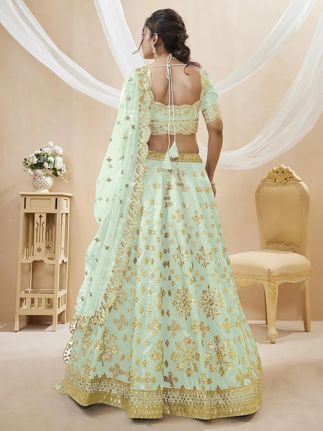 Indian Bridal Lehenga Chaniya Choli for Women Readymade Navratri Wedding Partywear Ready to wear ANG-500