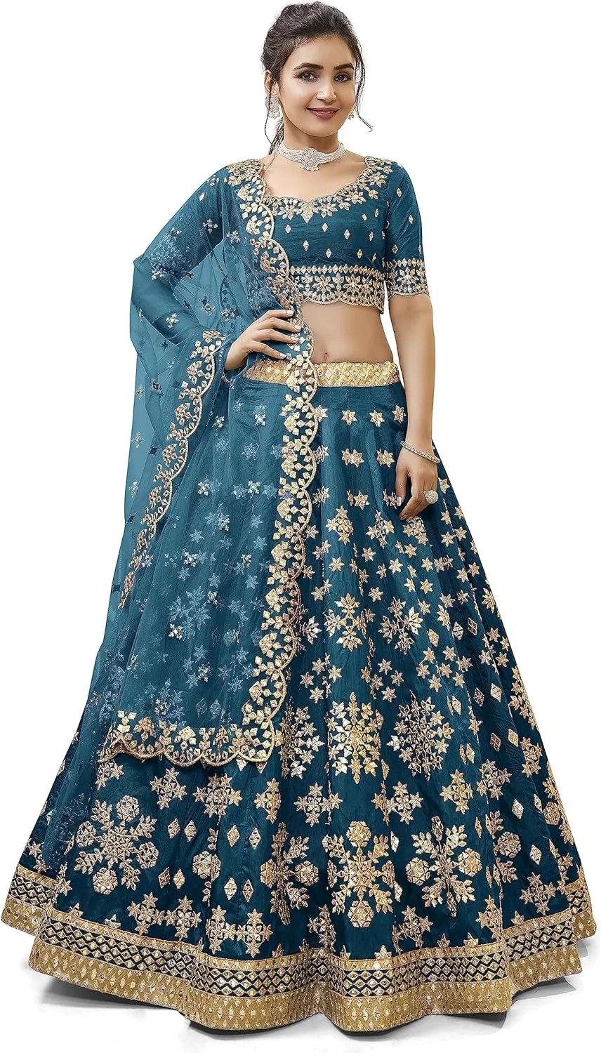Indian Bridal Lehenga Chaniya Choli for Women Readymade Navratri Wedding Partywear Ready to wear ANG-500