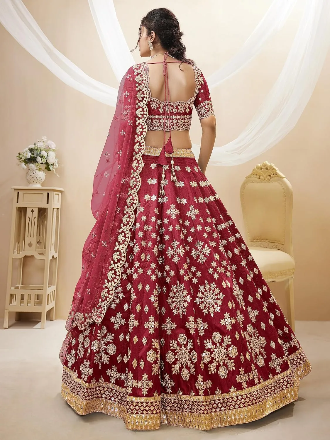 Indian Bridal Lehenga Chaniya Choli for Women Readymade Navratri Wedding Partywear Ready to wear ANG-500