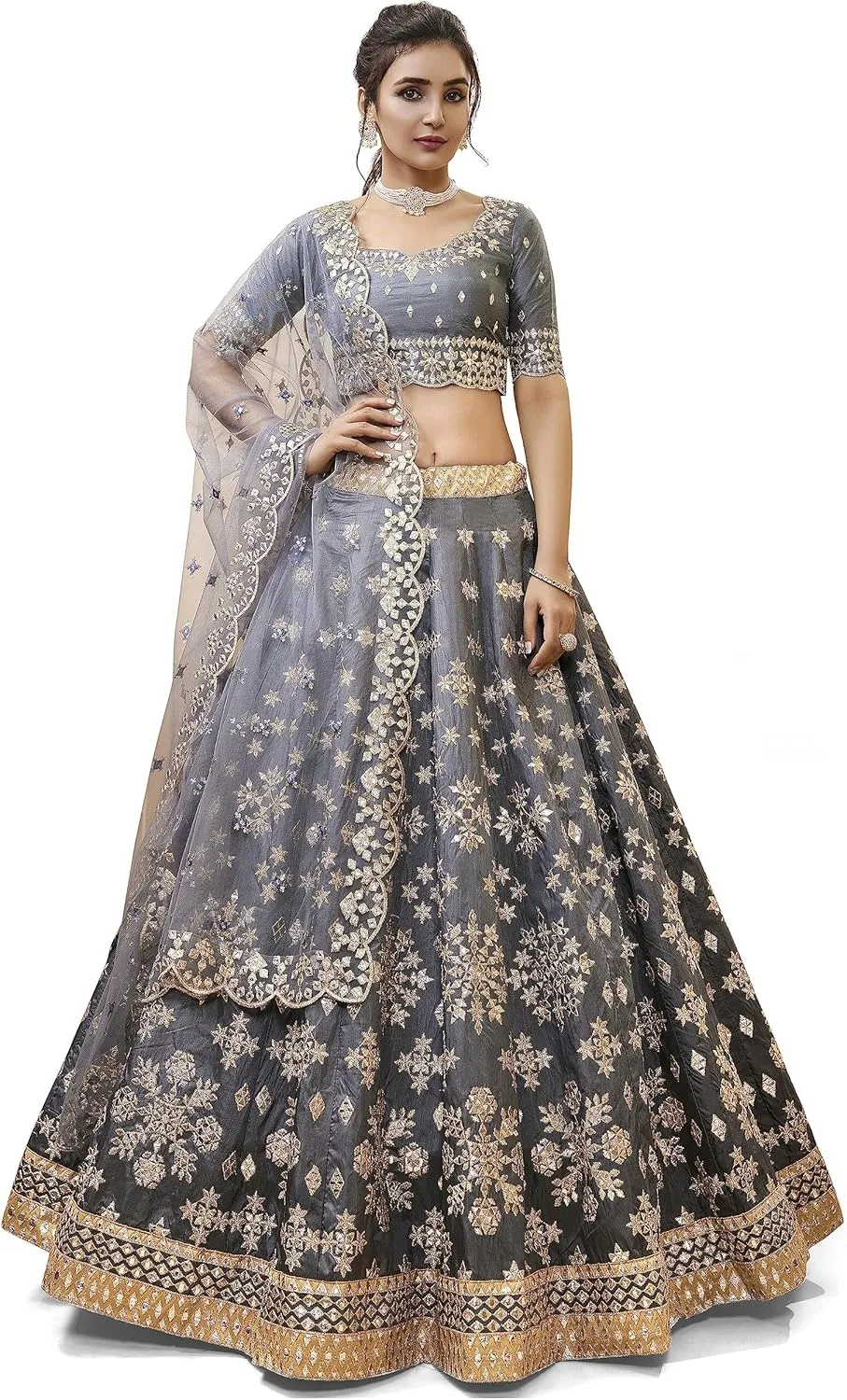 Indian Bridal Lehenga Chaniya Choli for Women Readymade Navratri Wedding Partywear Ready to wear ANG-500