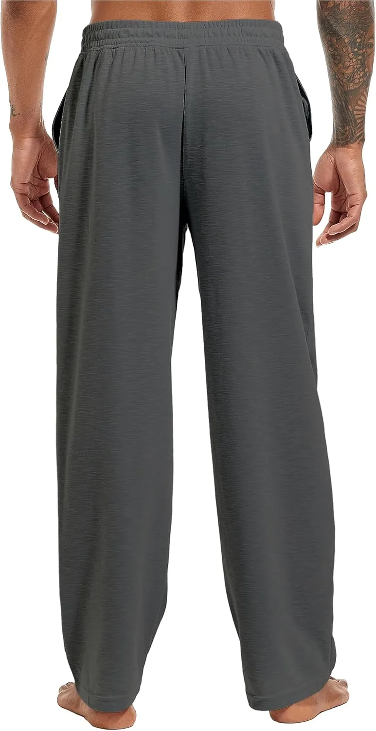 Inner Wish Men's Pajama Pant, Soft Mens Lounge Pants Sleep Bottoms with Pockets Drawstring