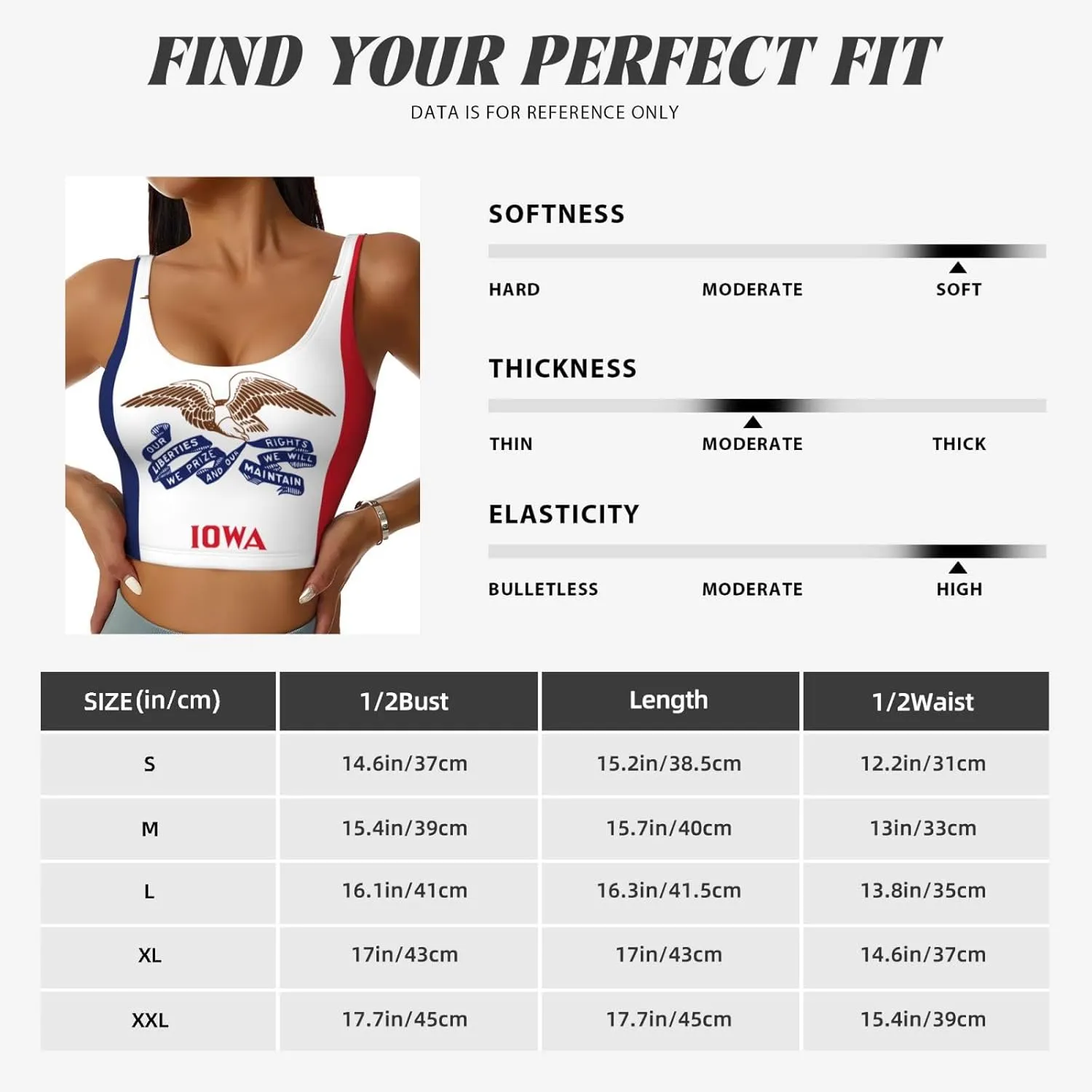 Iowa State Flag Women's Sexy Sports Vest Sleeveless Athletic Gym T-Shirts Vest U-Shaped Back Quick Dry Top