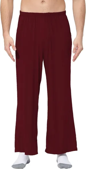 JOINFUN Mens Cotton Pajama Pants, Soft Lounge Pants with Pockets Elastic Sleep Pj Bottoms