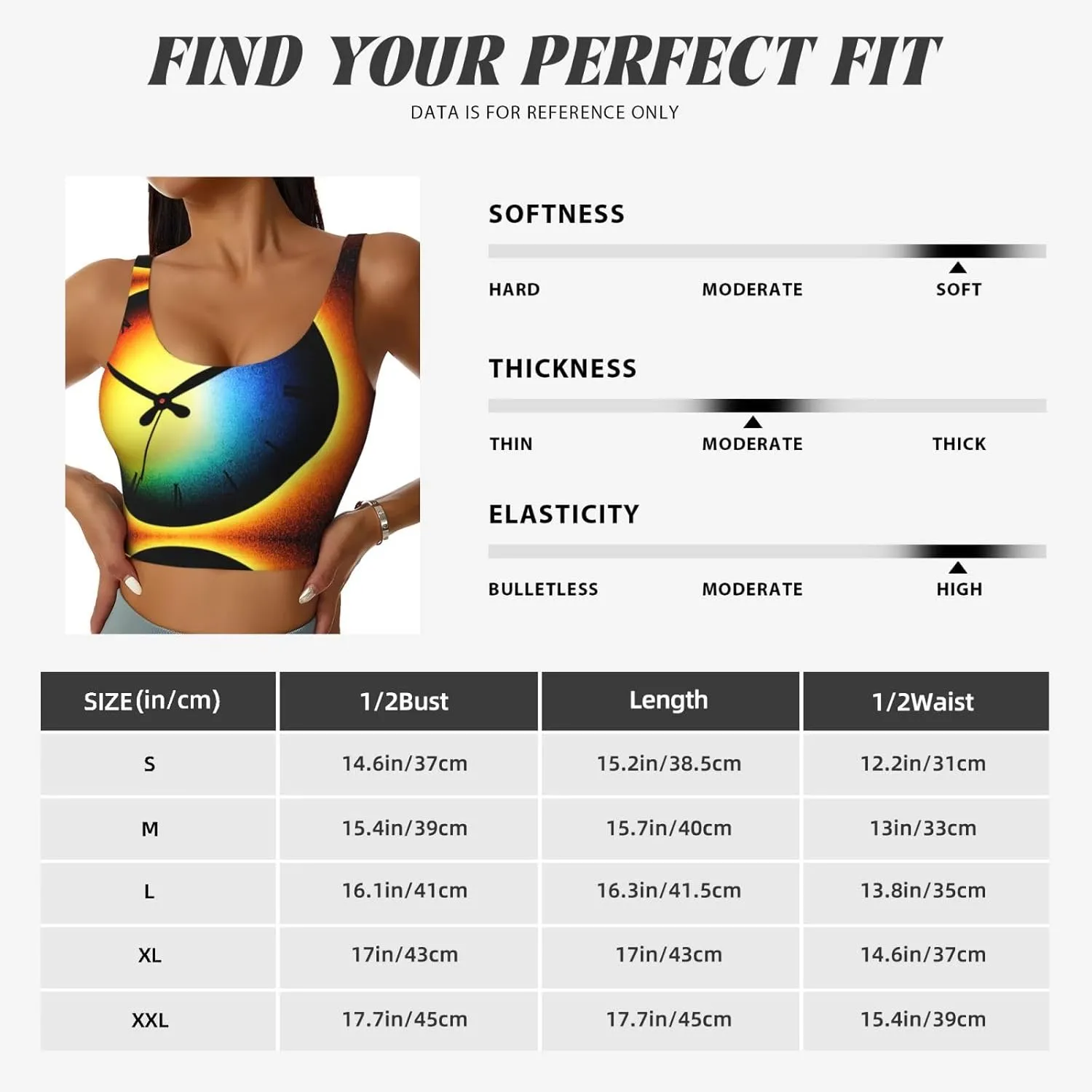 Melting Clock Women's Sexy Sports Vest Sleeveless Athletic Gym T-Shirts Vest U-Shaped Back Quick Dry Top