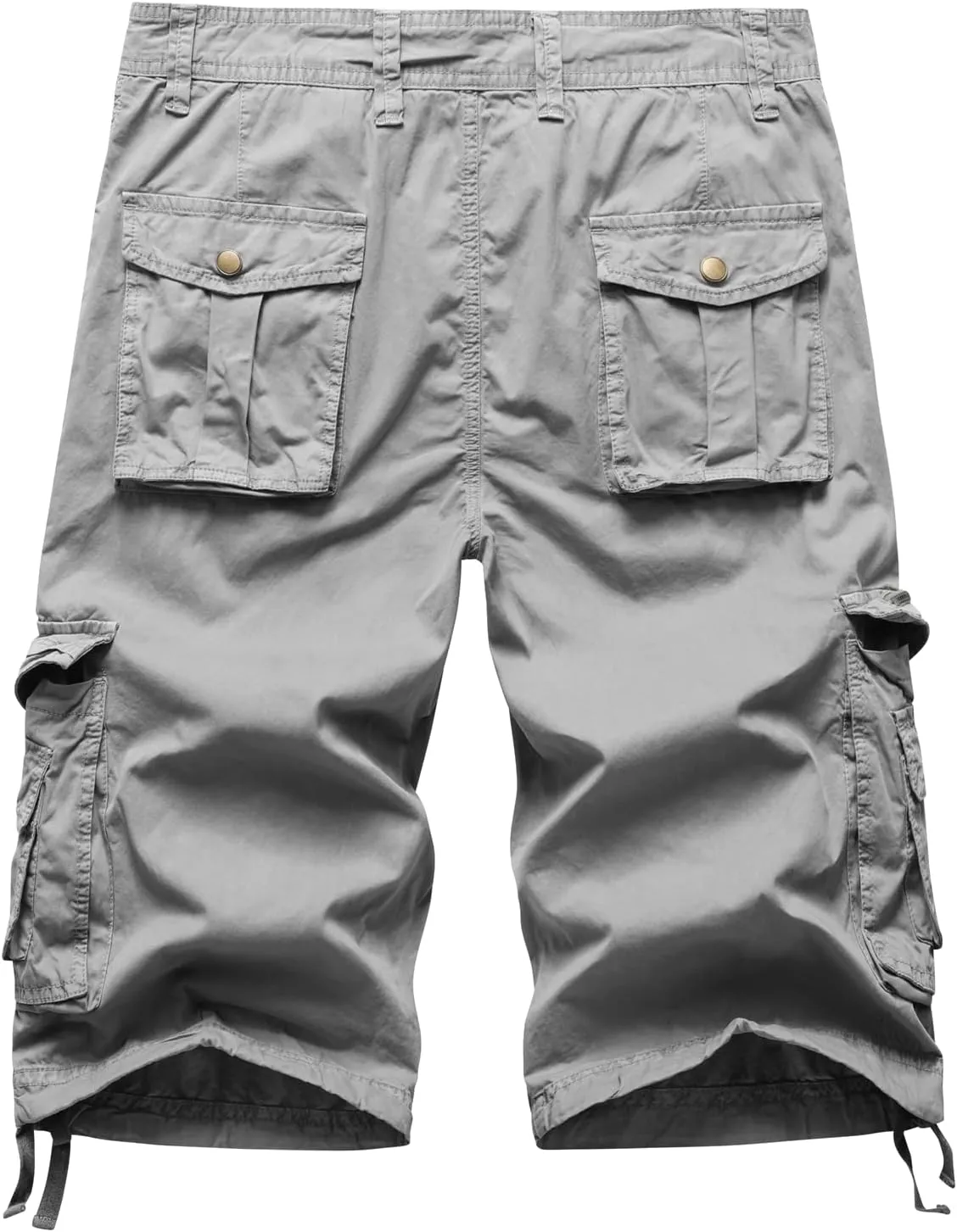 Mens Cargo Shorts Multi Pockets Twill Cotton Relaxed Fit Outdoor Camo Cargo Short for Men