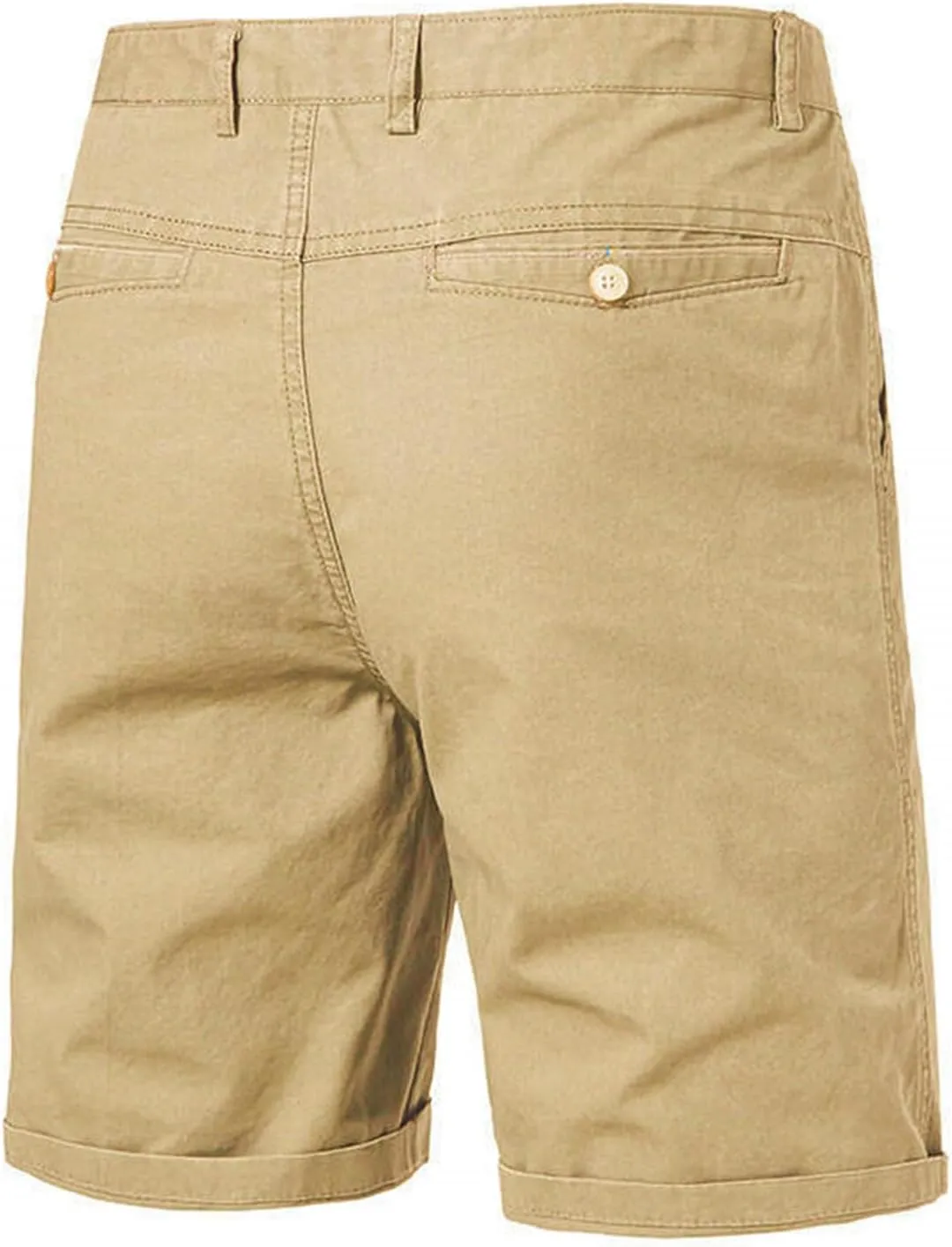 Men's Stretch Chino Short Performance Relaxed Fit Cargo Shorts Summer Lightweight Outdoor Hiking Short with Pocket