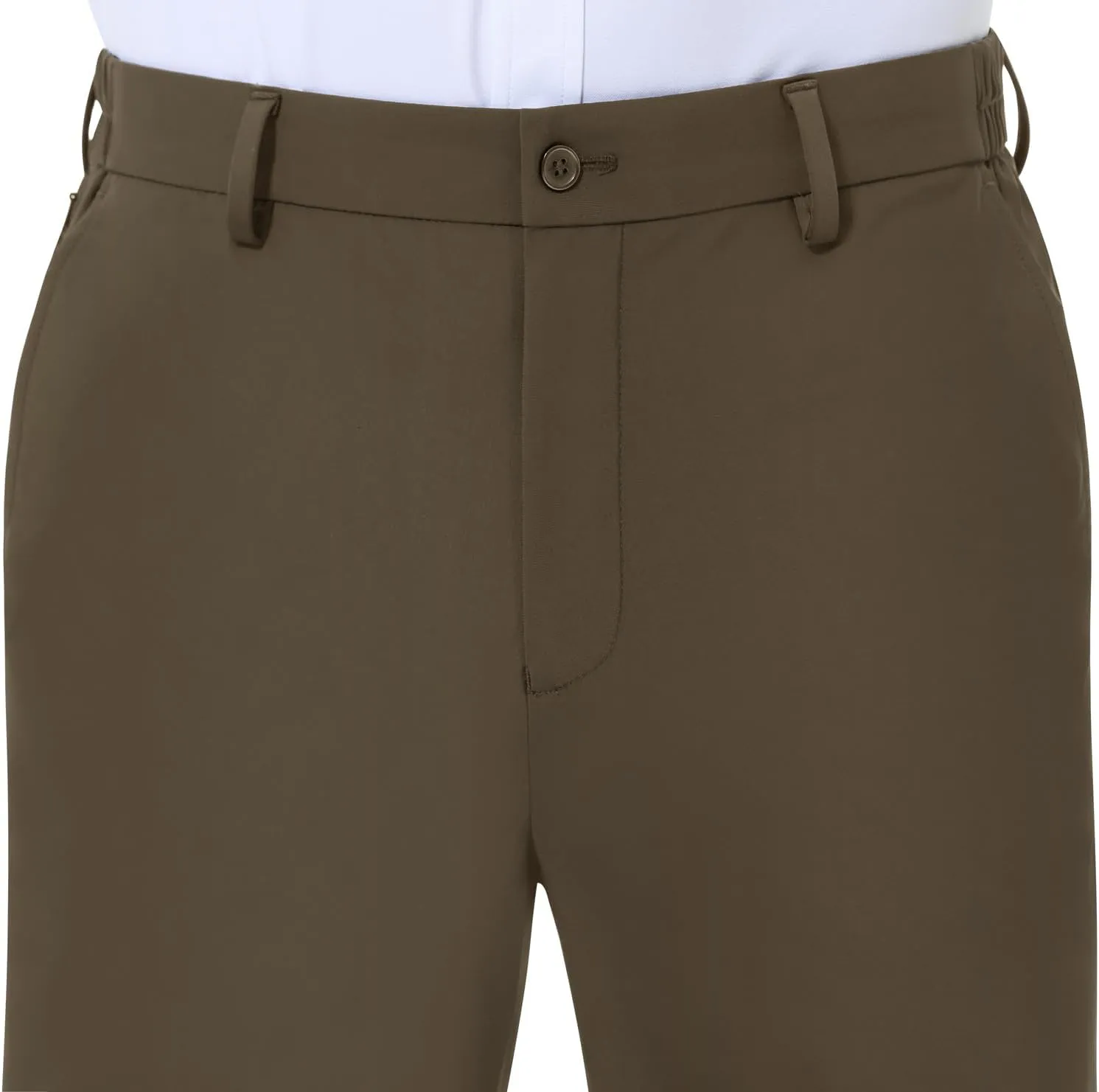 Mens Stretch Dress Pants Slim Fit Dress Pants for Men Expandable Waist Casual Dress Pants Athletic Golf Pants