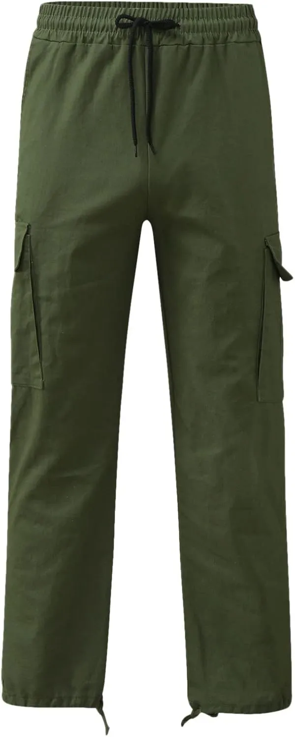 Mens Sweatpants with Pockets Big and Tall Joggers for Men Elastic Waist with Zipper Pockets Sweat Pants Men's Winter