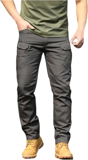Mens Tactical Cargo Pants Work Hiking Pants Lightweight Outdoor Pants with Multi Pockets Relaxed Fit Camo Cargo Pants