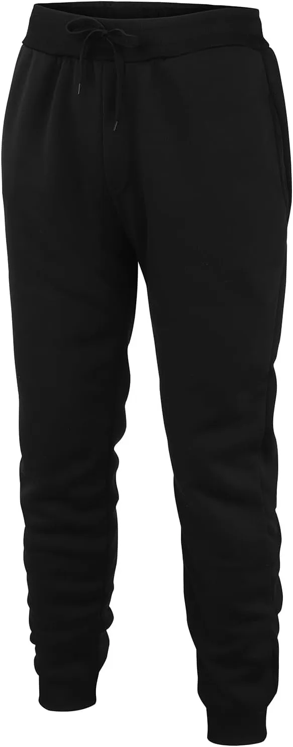 Men's Track Pants Pockets Casual Pants with Zipper Sports Drawstring Mid-Waist Men's Pants Men's Pants Fleece
