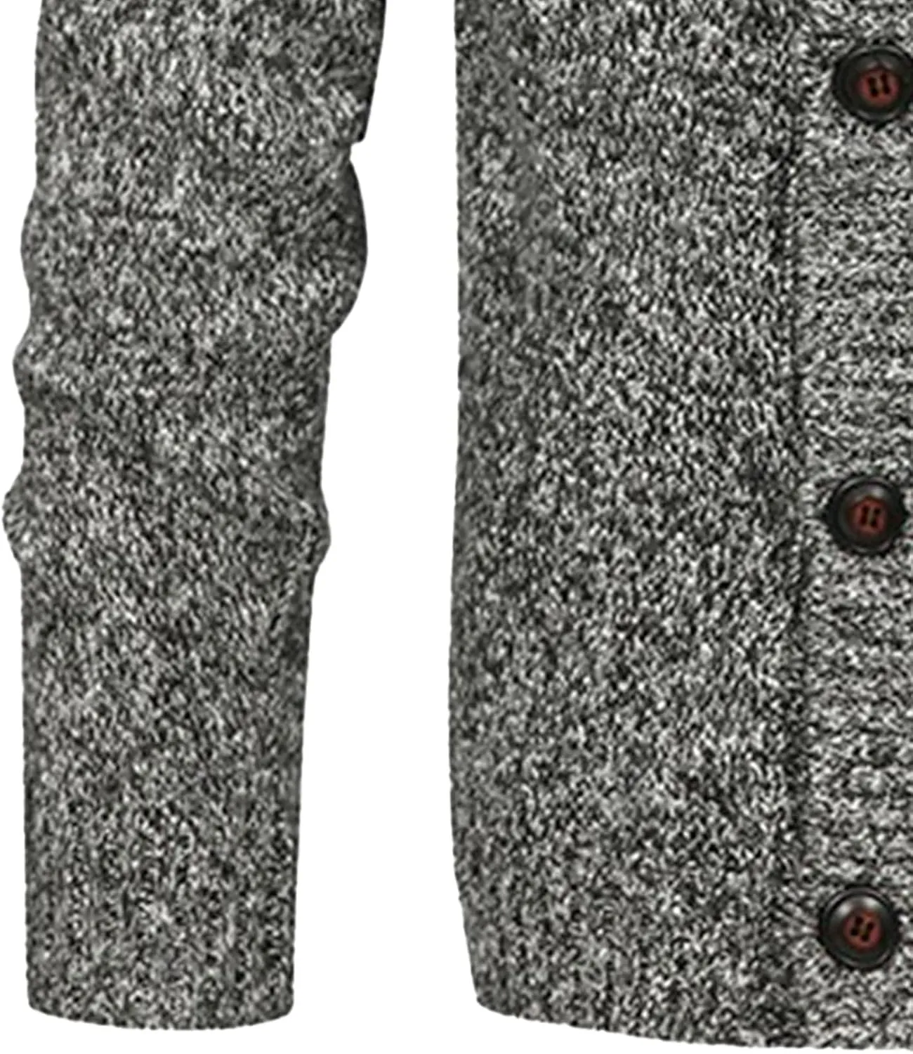 Men'sDouble Breasted Cable Knit Sweater Button Down Shawl Collar Cardigans Chunky Comfortable Knit Cardigan