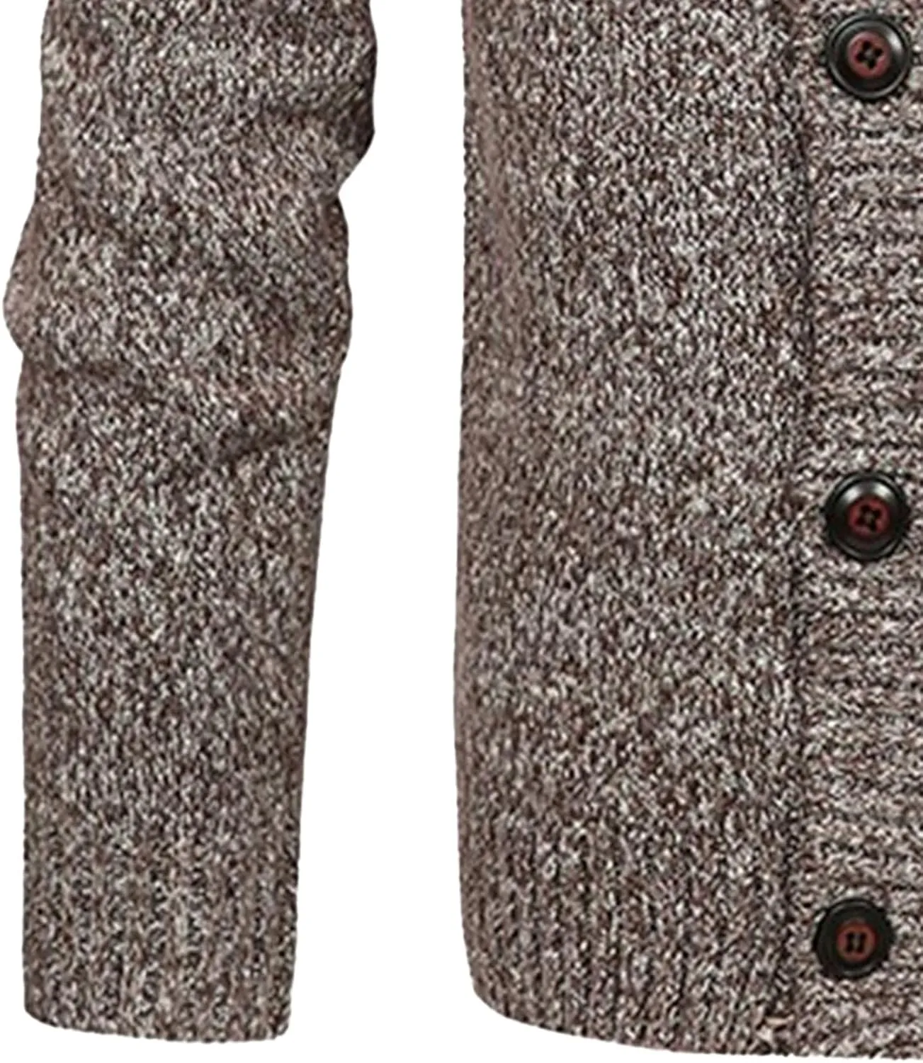 Men'sDouble Breasted Cable Knit Sweater Button Down Shawl Collar Cardigans Chunky Comfortable Knit Cardigan