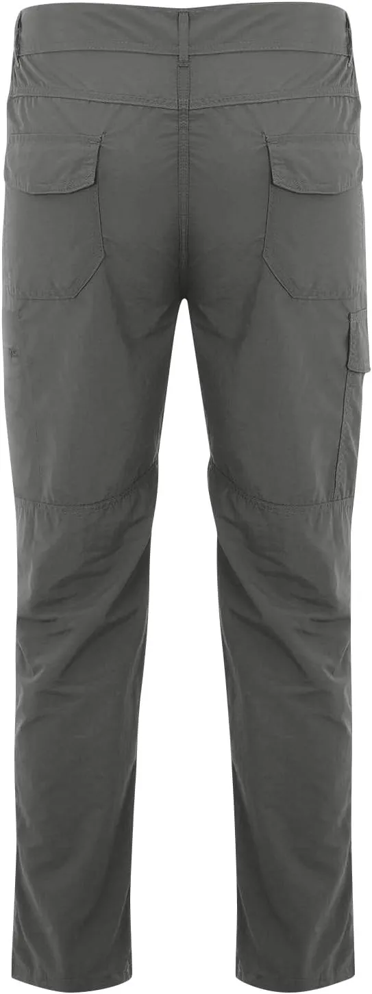 OIOLOYJM Cargo Pants for Men Relaxed Fit Work Waterproof Hiking Pants Stretch Tactical Pants Lightweight Outdoor Travel Pants
