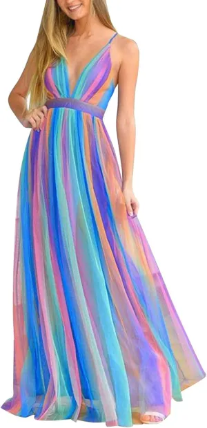 Pastoral Vintage Dress for Women Sexy V-Neck Long Sleeve Summer Dresses Boho Floral Ruffle Flowy Maxi Outfits