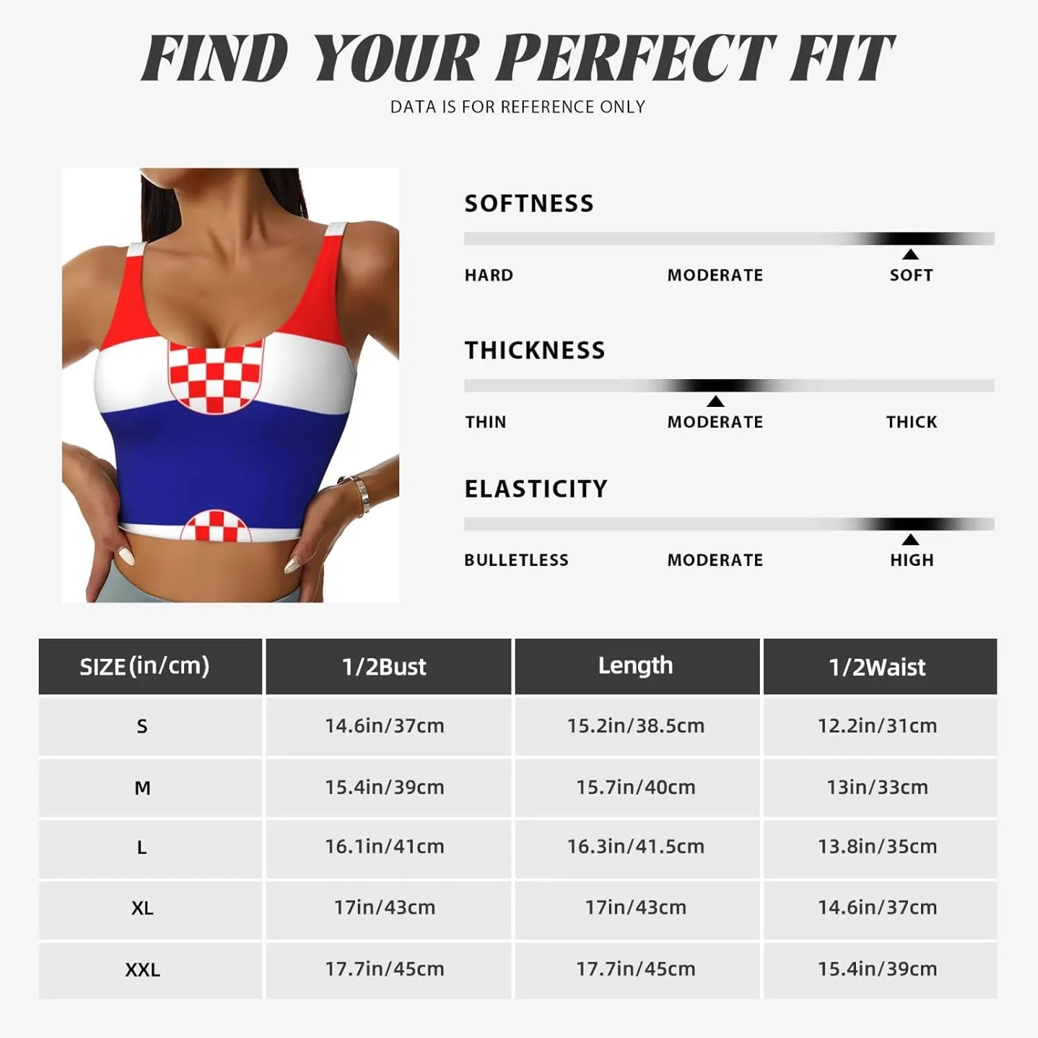 Republic of Croatia Flag Women's Sexy Sports Vest Sleeveless Athletic Gym T-Shirts Vest U-Shaped Back Quick Dry Top