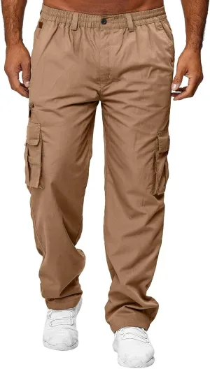 sdbrld Sweatpants For Men Mens Fashion Joggers Pants Cotton Drawstring Cargo Pants Hiking Outdoor Track Sweatpants Trousers