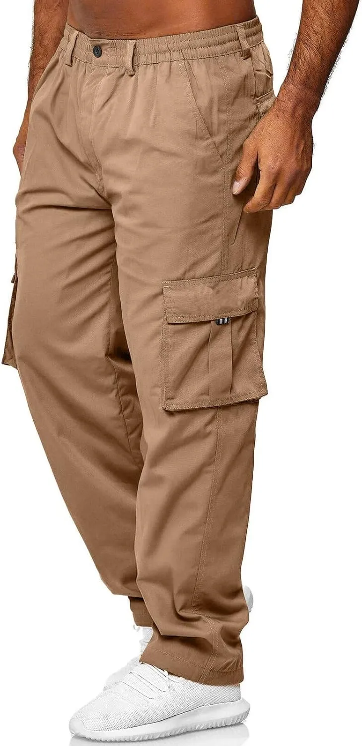 sdbrld Sweatpants For Men Mens Fashion Joggers Pants Cotton Drawstring Cargo Pants Hiking Outdoor Track Sweatpants Trousers