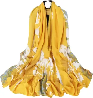 Shawl Scarf For Women Lightweight Scarves Floral Pattern Formal Evening Dressesformal Shawl Summer Wraps