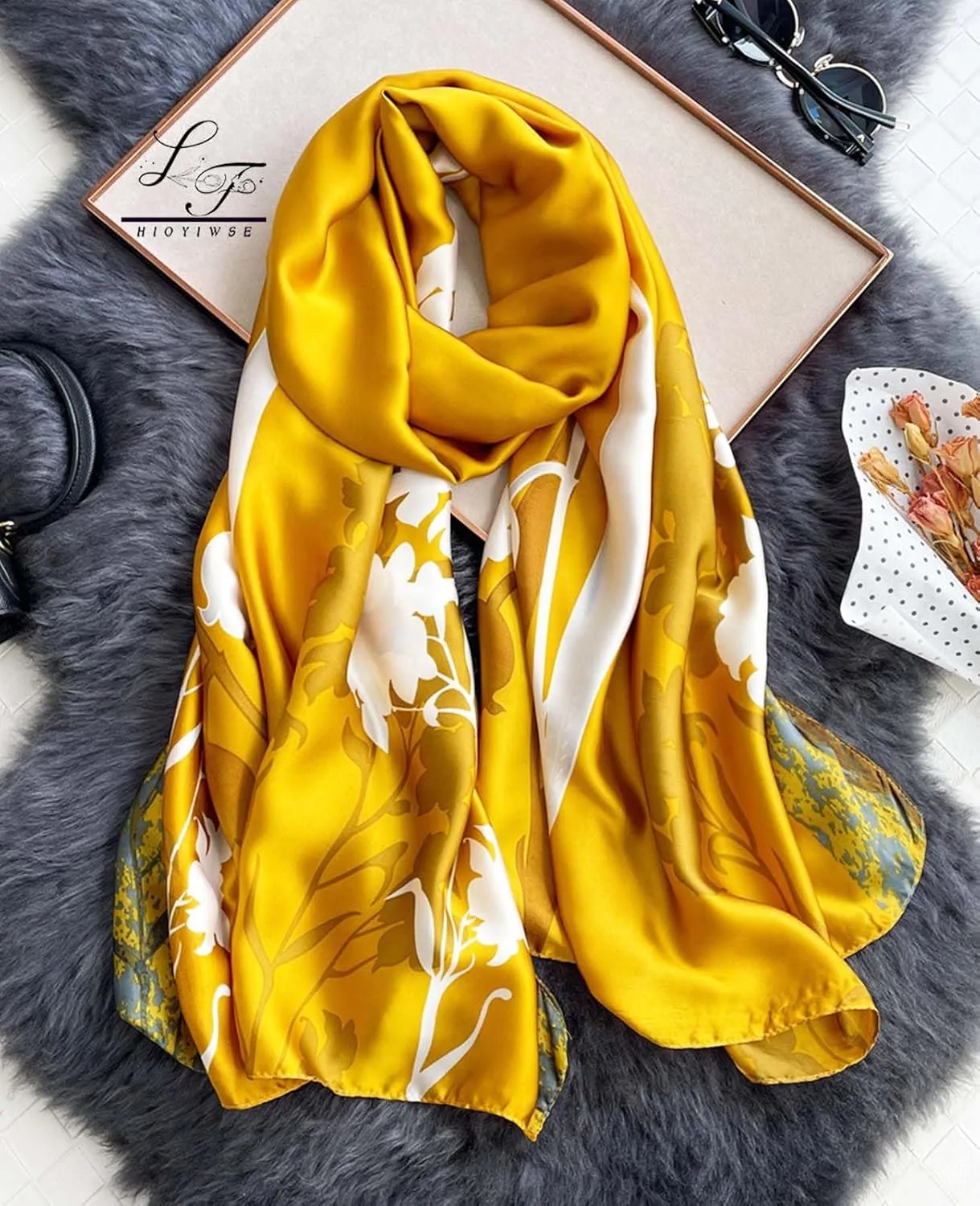 Shawl Scarf For Women Lightweight Scarves Floral Pattern Formal Evening Dressesformal Shawl Summer Wraps