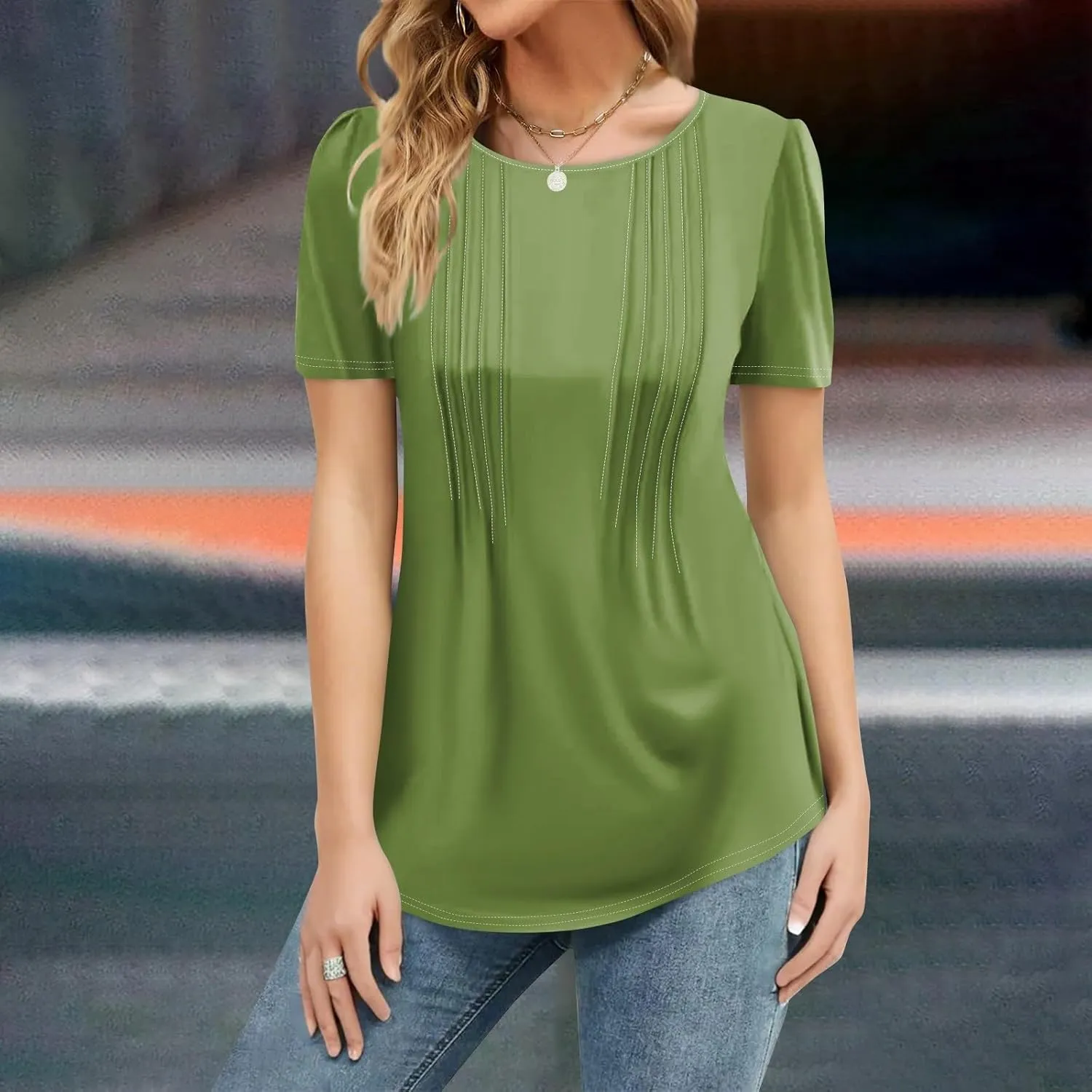 Skiing Plus Size Spring Tops Womans Fashion Short Sleeve Coloured Tees for Women Crewneck Cosy Loose Tshirts