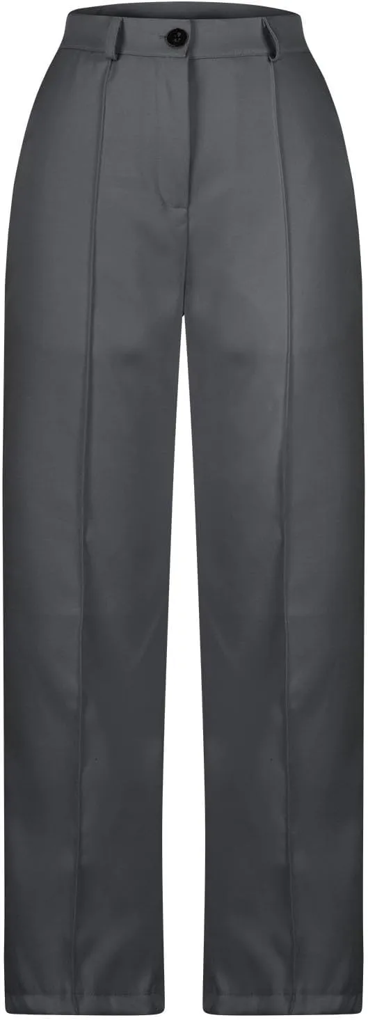 Suit Pants for Women High Waisted Business Casual Pants Work Pants Loose Elegant Formal Summer Pants with Pockets