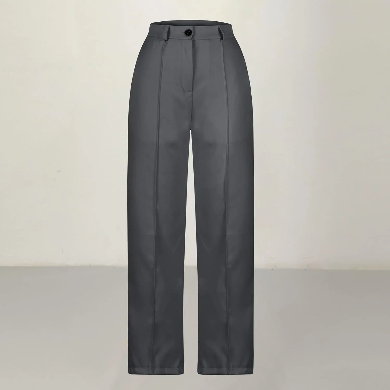 Suit Pants for Women High Waisted Business Casual Pants Work Pants Loose Elegant Formal Summer Pants with Pockets