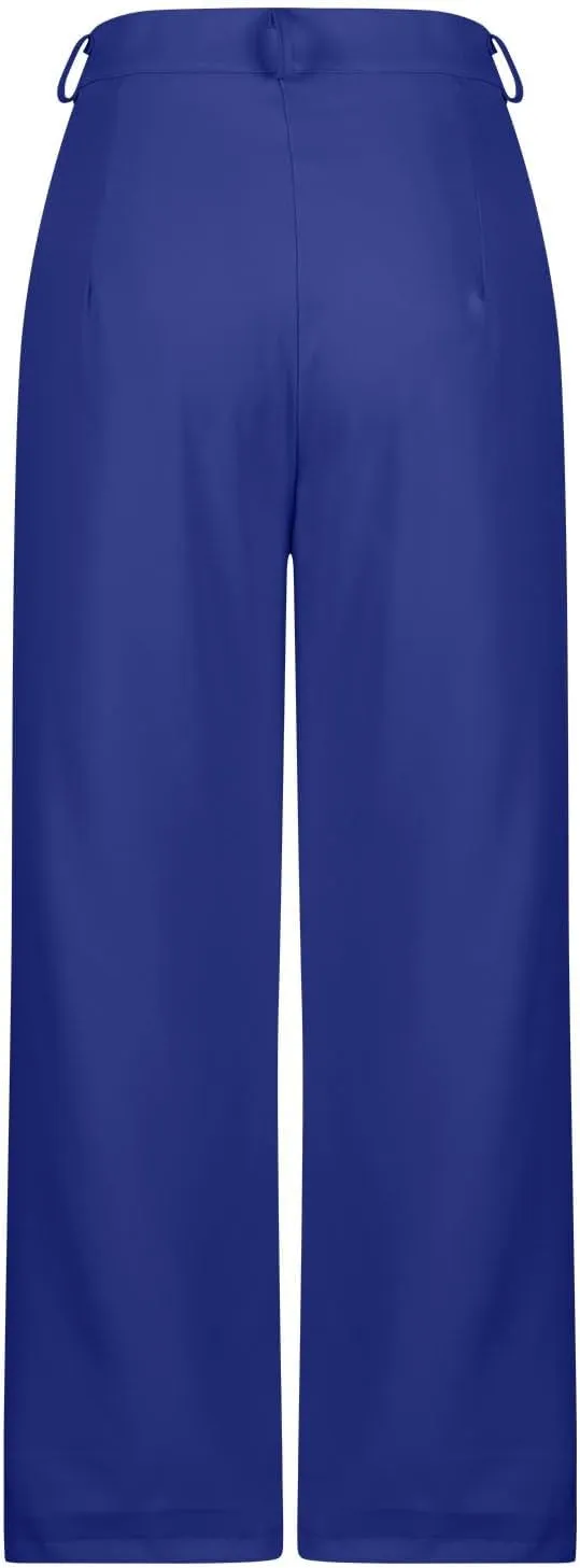Suit Pants for Women High Waisted Business Casual Pants Work Pants Loose Elegant Formal Summer Pants with Pockets