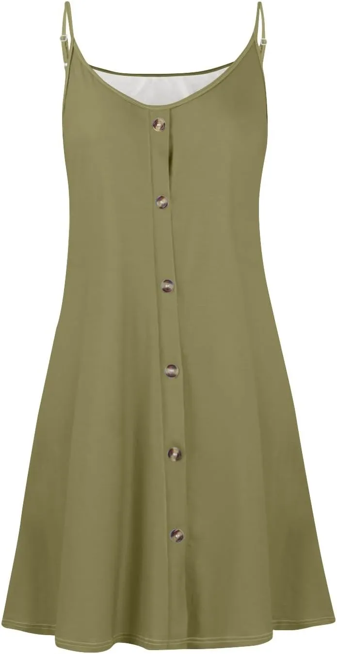 Summer Dresses for Women 2025 Casual Spring Dress Cute Trendy Sundress Beach Vacation Tank Dresses