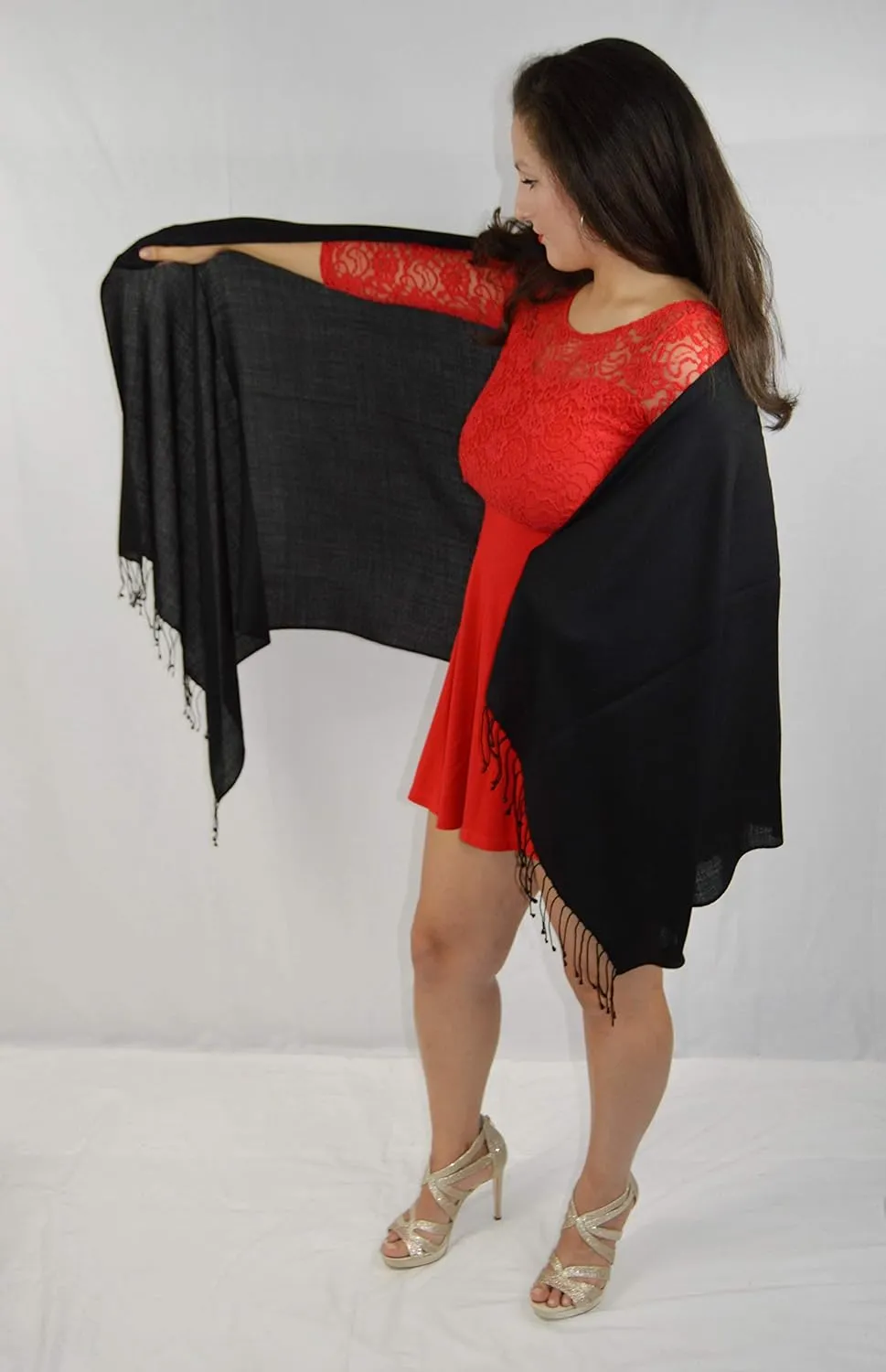 Summer Shawl/Sheer Shawl/Fancy Shawl/Water Pashmina Shawl/Lightweight Shawl/Silk